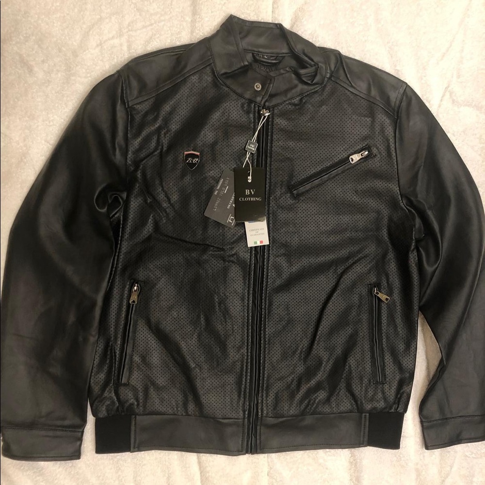 Leather jacket new collection 2020 BV clothing